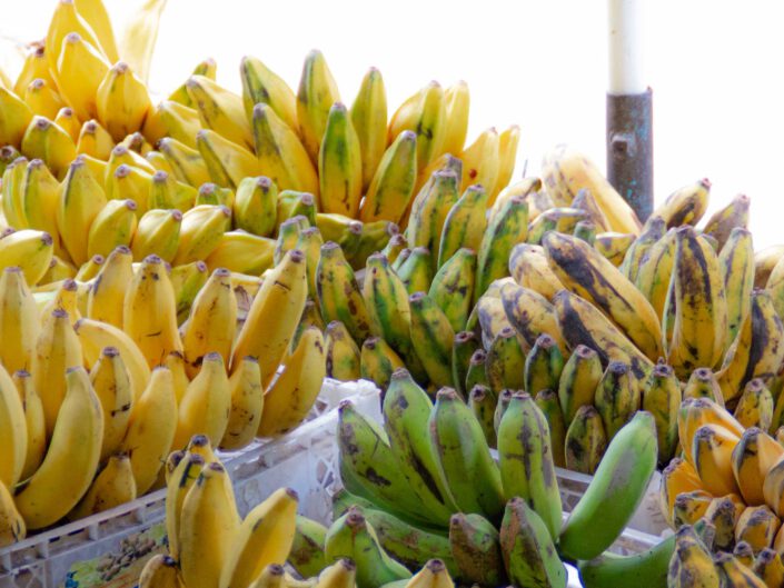 Bananen auf dem Markt in Singaraja