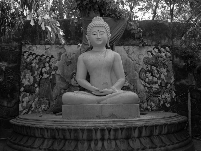 Buddha in einem Tempel in Bali